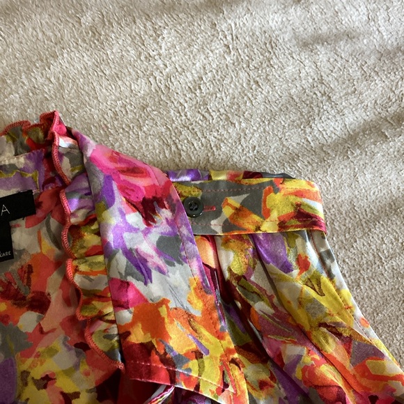 Etcetera silk blouse sleeveless size 8 - Picture 5 of 6